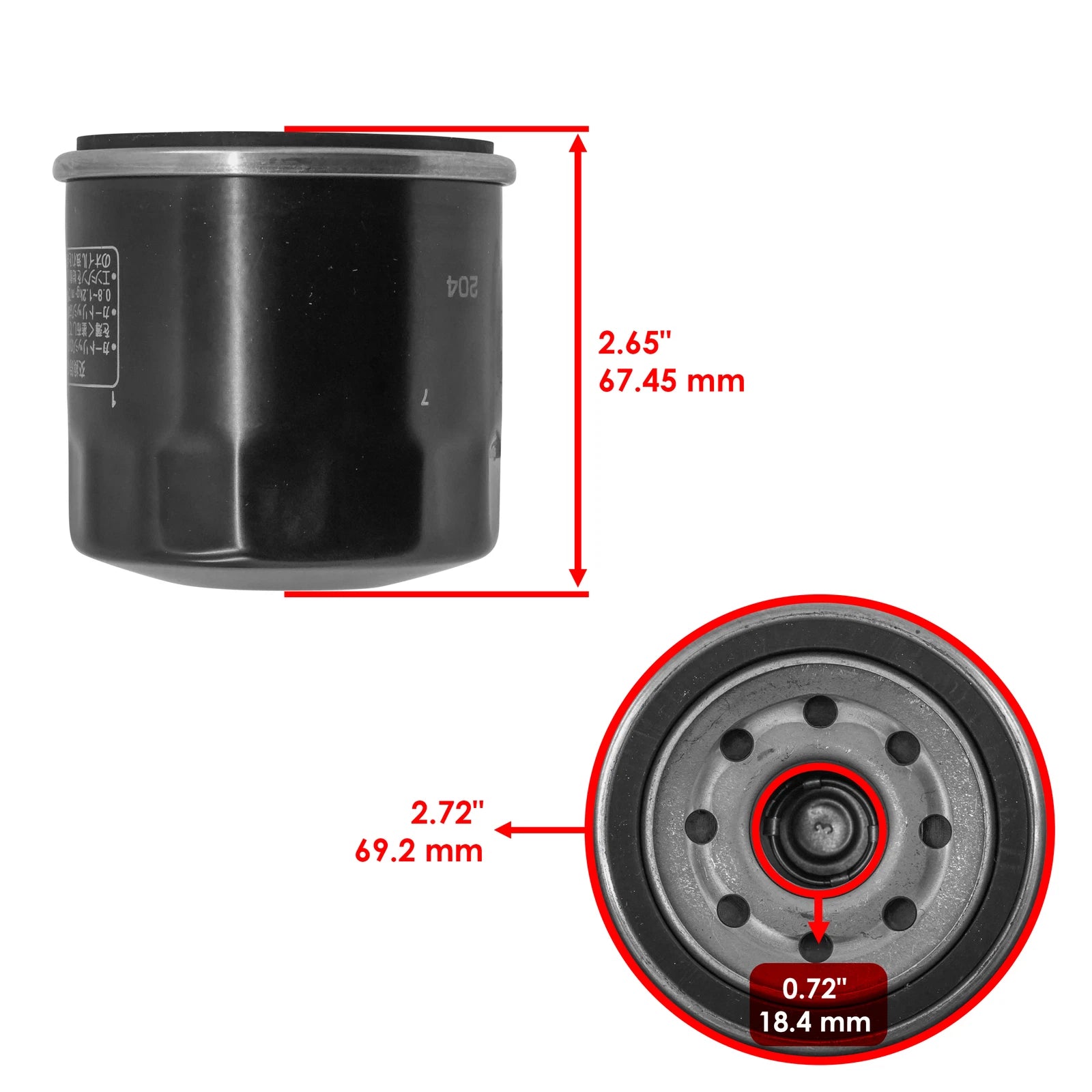 3 Oil Filters for Yamaha FX1000 Waverunner, YFM450 Grizzly (1998–2023)